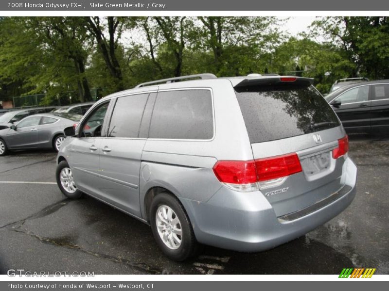 Slate Green Metallic / Gray 2008 Honda Odyssey EX-L