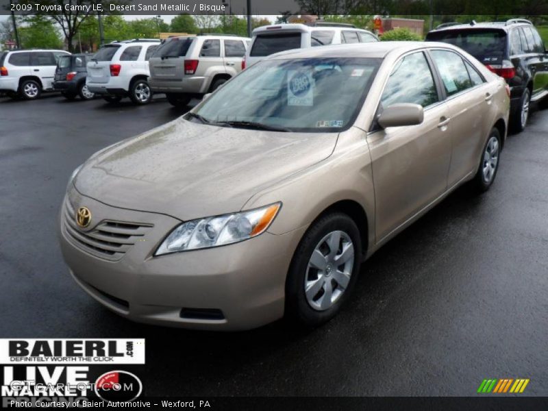 Desert Sand Metallic / Bisque 2009 Toyota Camry LE