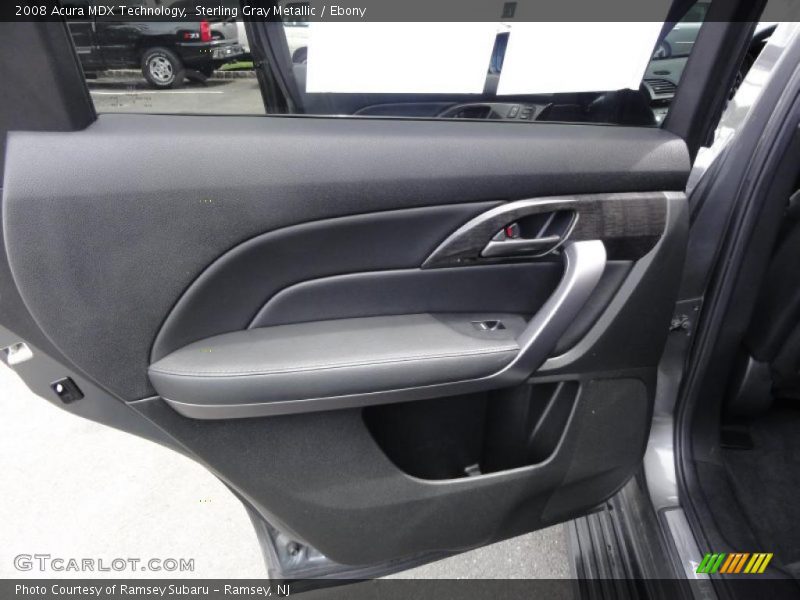 Sterling Gray Metallic / Ebony 2008 Acura MDX Technology