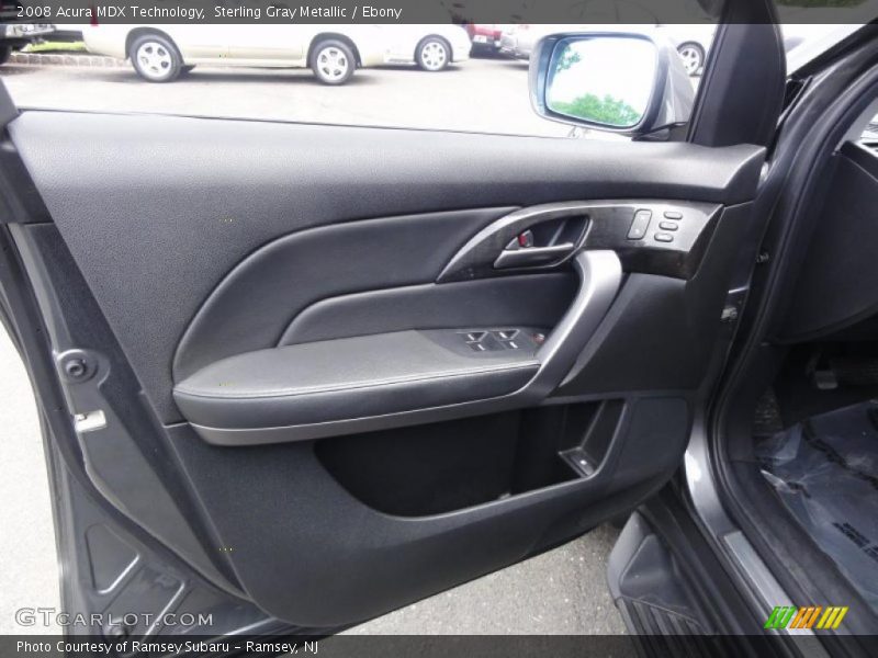 Sterling Gray Metallic / Ebony 2008 Acura MDX Technology