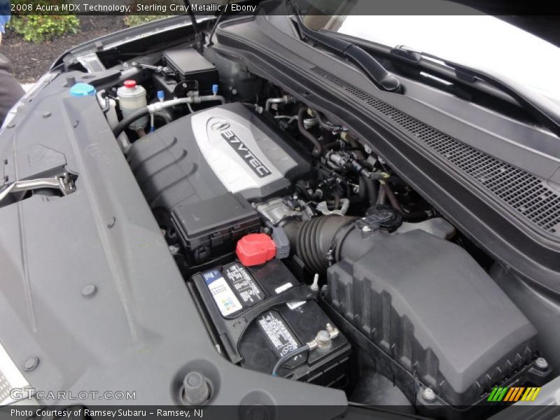 Sterling Gray Metallic / Ebony 2008 Acura MDX Technology