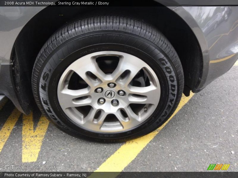 Sterling Gray Metallic / Ebony 2008 Acura MDX Technology