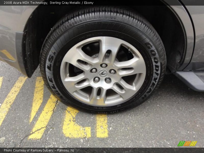 Sterling Gray Metallic / Ebony 2008 Acura MDX Technology