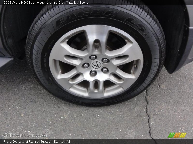 Sterling Gray Metallic / Ebony 2008 Acura MDX Technology