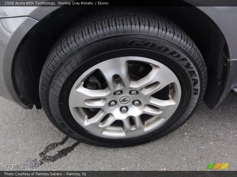 Sterling Gray Metallic / Ebony 2008 Acura MDX Technology