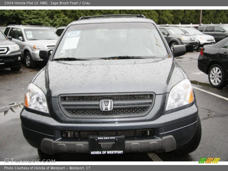 Sage Brush Pearl / Gray 2004 Honda Pilot LX 4WD