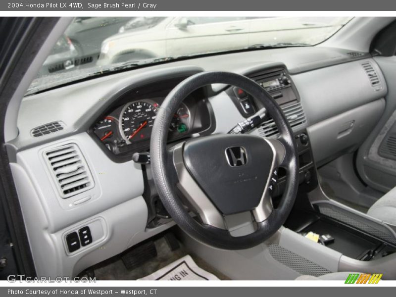 Sage Brush Pearl / Gray 2004 Honda Pilot LX 4WD