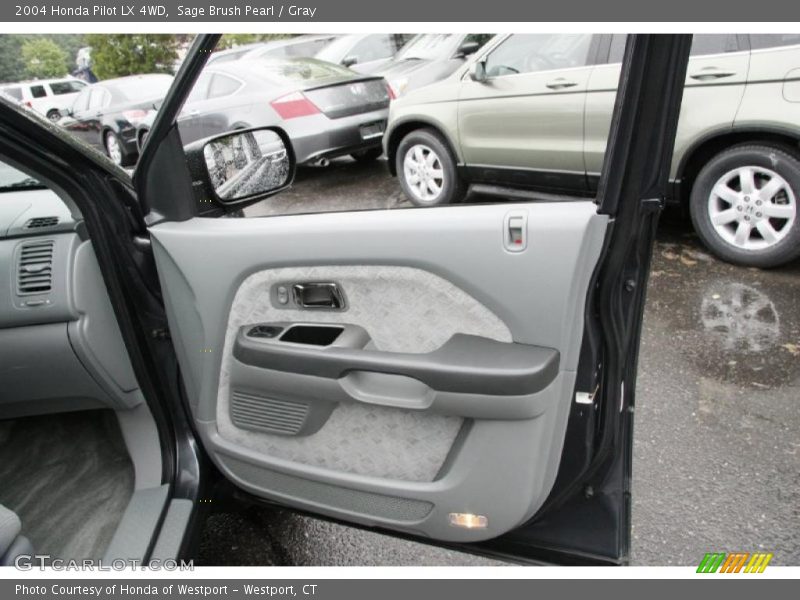 Sage Brush Pearl / Gray 2004 Honda Pilot LX 4WD