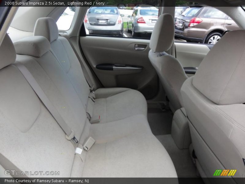 Lightning Red / Ivory 2008 Subaru Impreza 2.5i Sedan