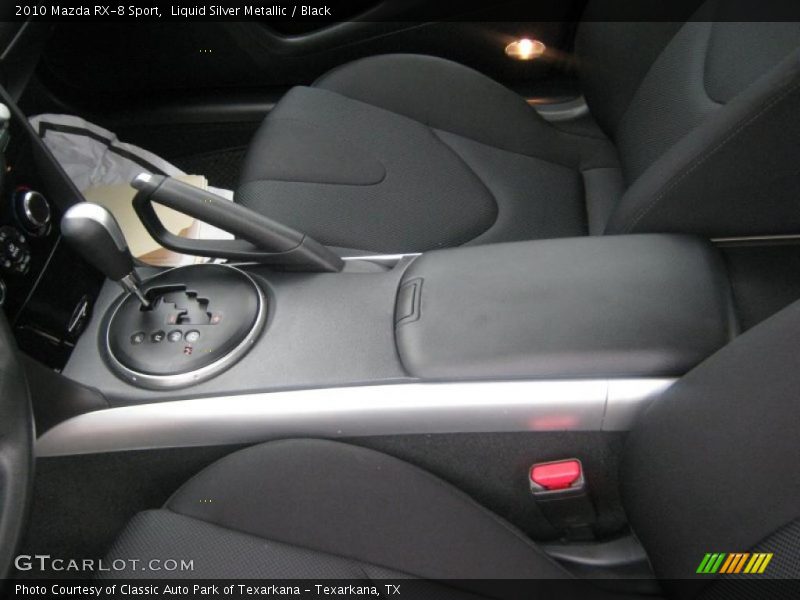 Liquid Silver Metallic / Black 2010 Mazda RX-8 Sport