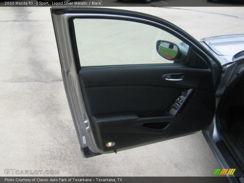 Liquid Silver Metallic / Black 2010 Mazda RX-8 Sport