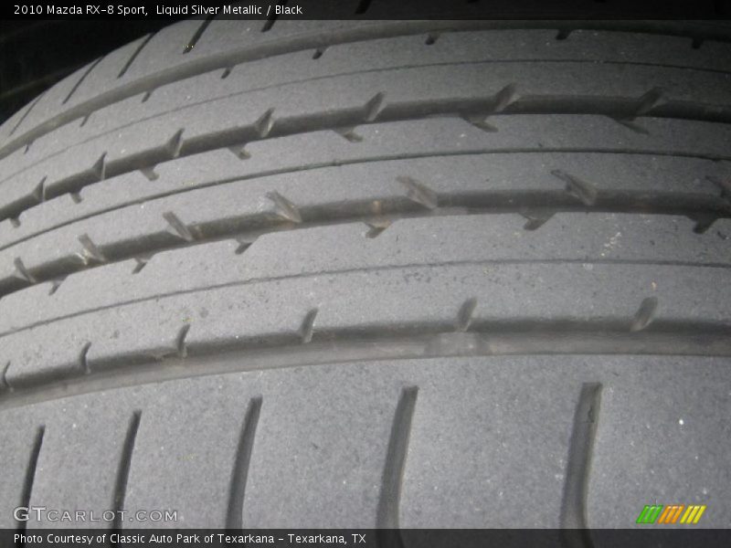Liquid Silver Metallic / Black 2010 Mazda RX-8 Sport