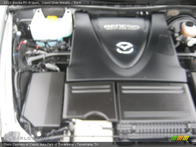 Liquid Silver Metallic / Black 2010 Mazda RX-8 Sport