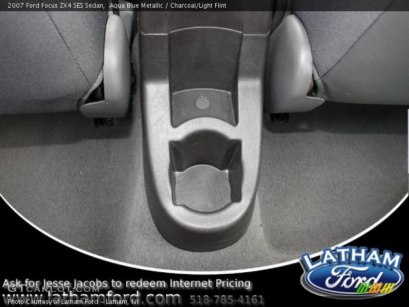 Aqua Blue Metallic / Charcoal/Light Flint 2007 Ford Focus ZX4 SES Sedan