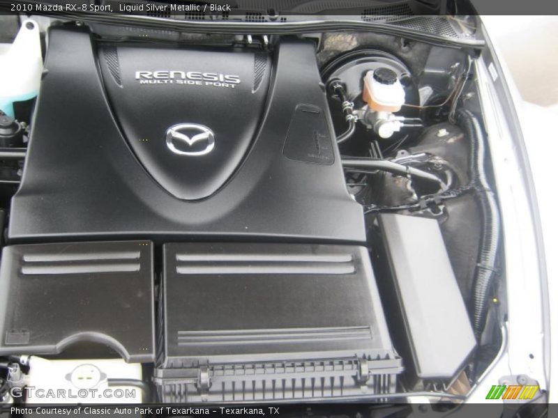 Liquid Silver Metallic / Black 2010 Mazda RX-8 Sport