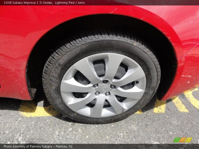 Lightning Red / Ivory 2008 Subaru Impreza 2.5i Sedan