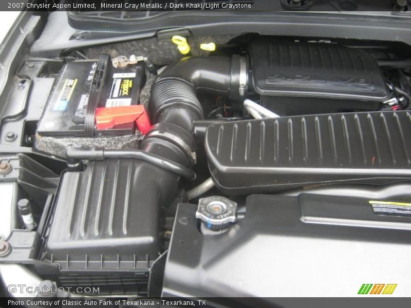 Mineral Gray Metallic / Dark Khaki/Light Graystone 2007 Chrysler Aspen Limited