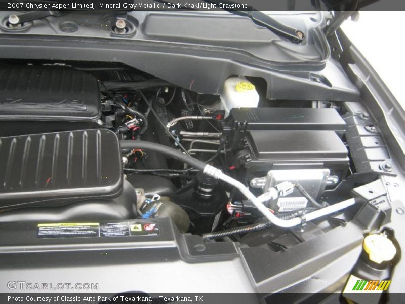 Mineral Gray Metallic / Dark Khaki/Light Graystone 2007 Chrysler Aspen Limited