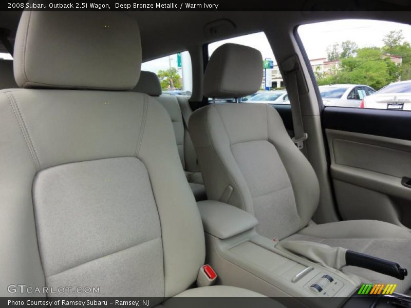 Deep Bronze Metallic / Warm Ivory 2008 Subaru Outback 2.5i Wagon