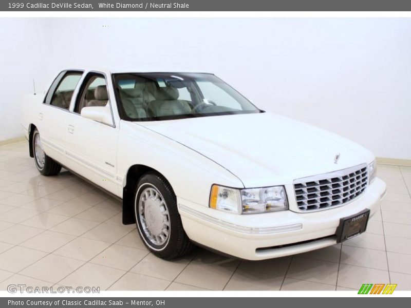 White Diamond / Neutral Shale 1999 Cadillac DeVille Sedan