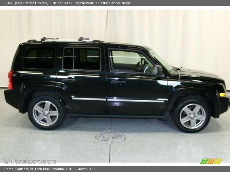 Brilliant Black Crystal Pearl / Pastel Pebble Beige 2008 Jeep Patriot Limited