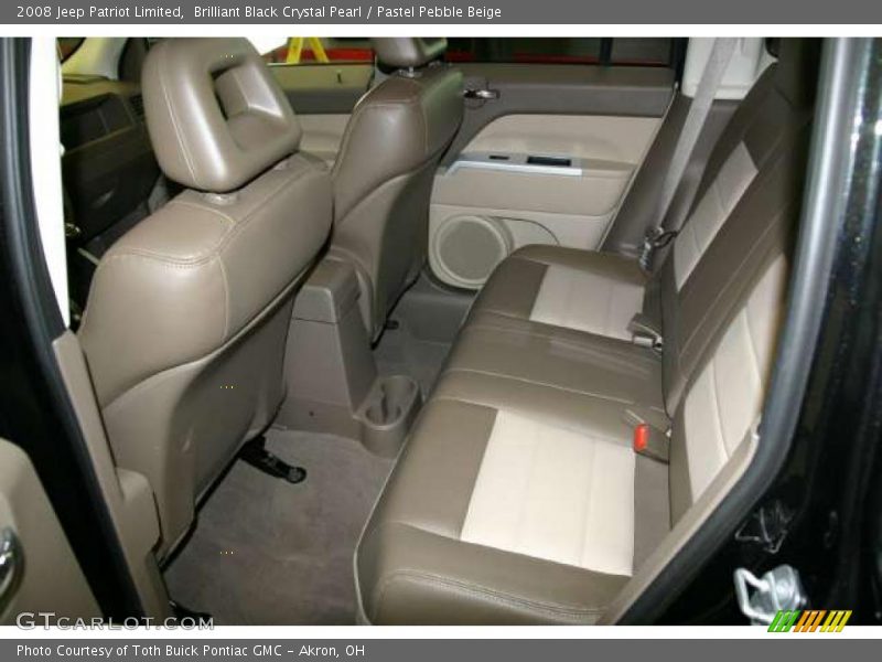 Brilliant Black Crystal Pearl / Pastel Pebble Beige 2008 Jeep Patriot Limited