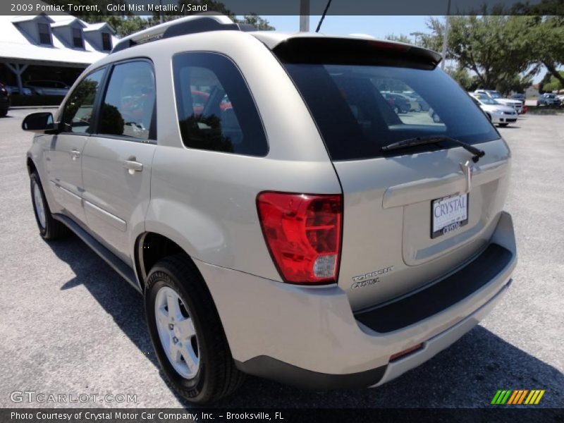 Gold Mist Metallic / Sand 2009 Pontiac Torrent