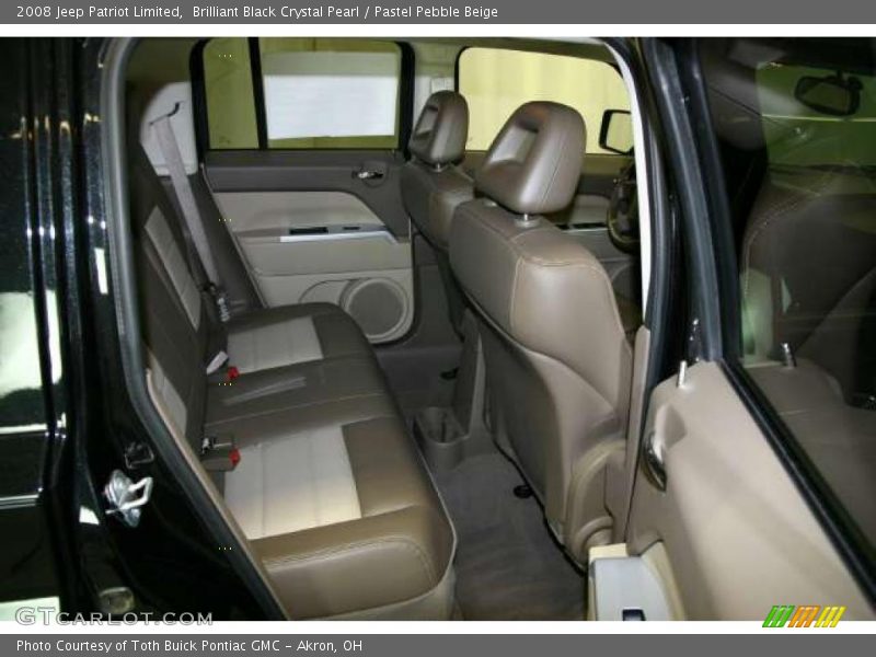 Brilliant Black Crystal Pearl / Pastel Pebble Beige 2008 Jeep Patriot Limited
