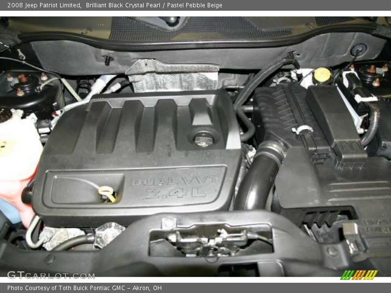 Brilliant Black Crystal Pearl / Pastel Pebble Beige 2008 Jeep Patriot Limited