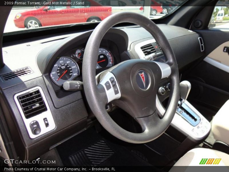 Gold Mist Metallic / Sand 2009 Pontiac Torrent