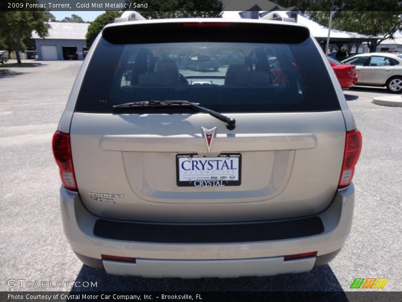 Gold Mist Metallic / Sand 2009 Pontiac Torrent