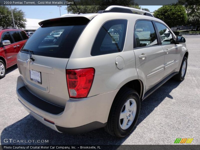 Gold Mist Metallic / Sand 2009 Pontiac Torrent