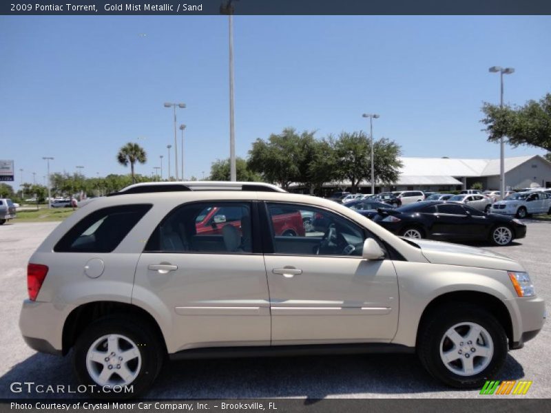 Gold Mist Metallic / Sand 2009 Pontiac Torrent