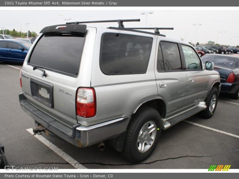 Millennium Silver Metallic / Gray 2001 Toyota 4Runner SR5 4x4