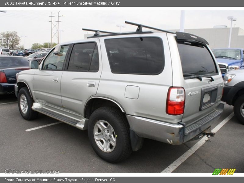 Millennium Silver Metallic / Gray 2001 Toyota 4Runner SR5 4x4