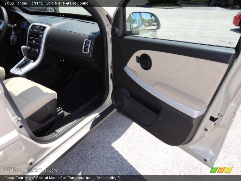 Gold Mist Metallic / Sand 2009 Pontiac Torrent