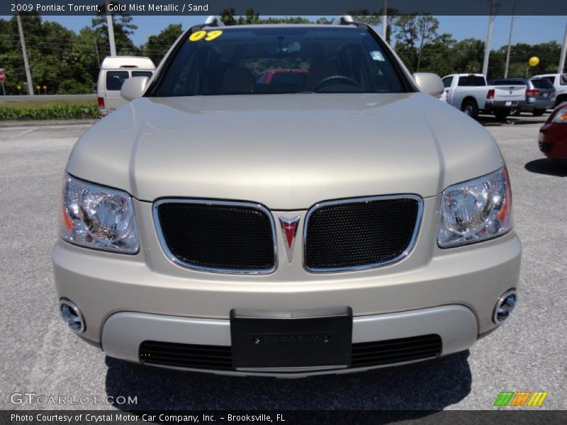 Gold Mist Metallic / Sand 2009 Pontiac Torrent