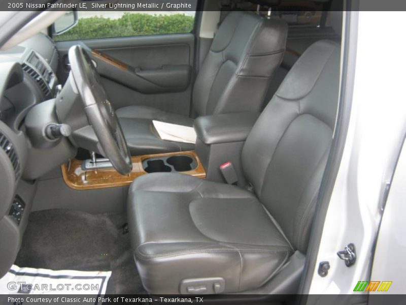 Silver Lightning Metallic / Graphite 2005 Nissan Pathfinder LE