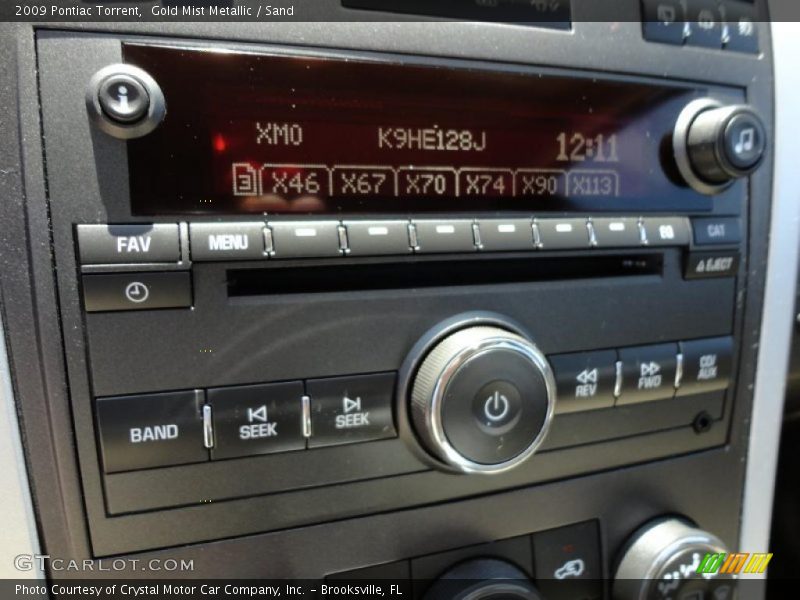 Gold Mist Metallic / Sand 2009 Pontiac Torrent