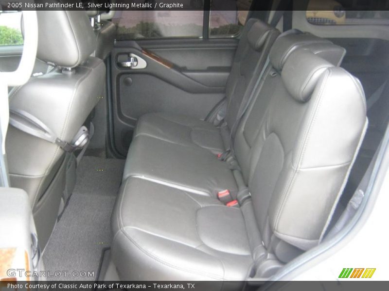 Silver Lightning Metallic / Graphite 2005 Nissan Pathfinder LE