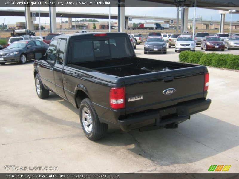 Black / Medium Dark Flint 2009 Ford Ranger XLT SuperCab