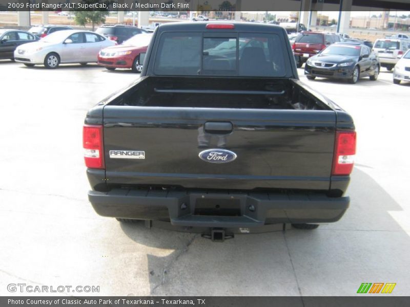 Black / Medium Dark Flint 2009 Ford Ranger XLT SuperCab