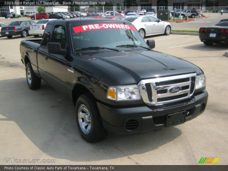 Black / Medium Dark Flint 2009 Ford Ranger XLT SuperCab