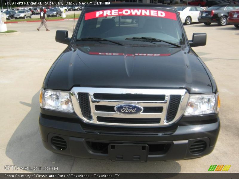 Black / Medium Dark Flint 2009 Ford Ranger XLT SuperCab