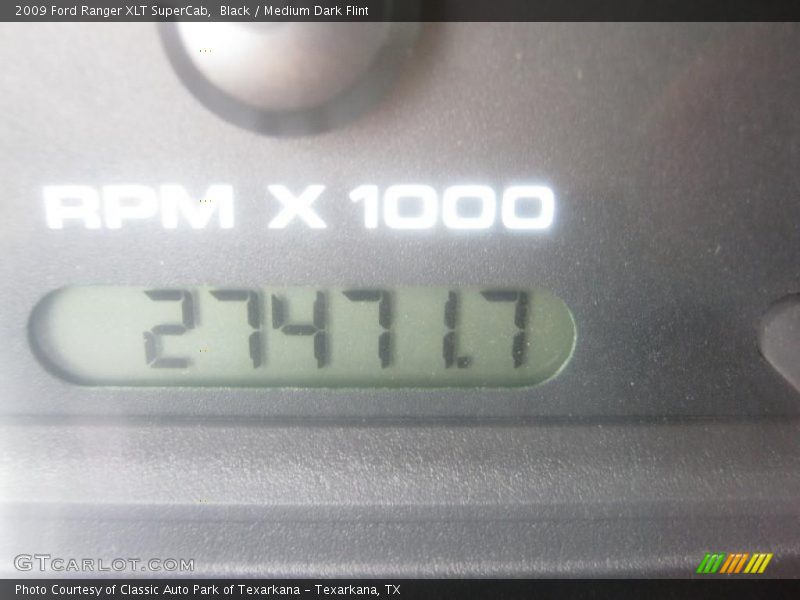 Black / Medium Dark Flint 2009 Ford Ranger XLT SuperCab