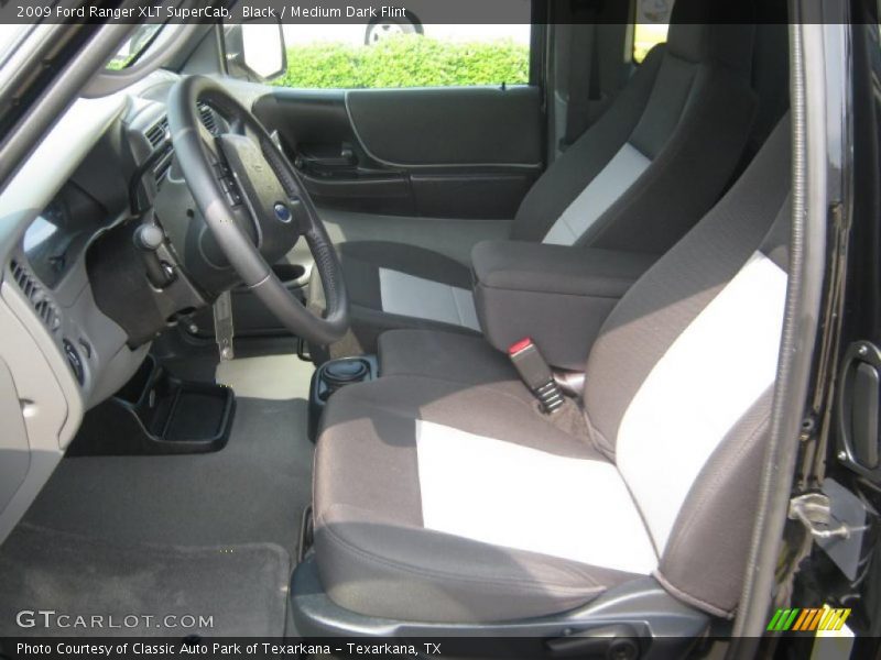 Black / Medium Dark Flint 2009 Ford Ranger XLT SuperCab