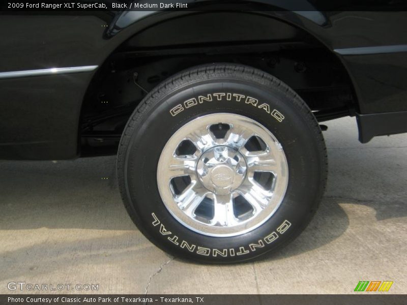 Black / Medium Dark Flint 2009 Ford Ranger XLT SuperCab