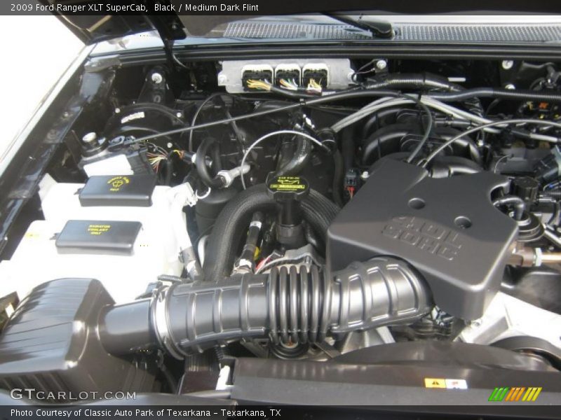 Black / Medium Dark Flint 2009 Ford Ranger XLT SuperCab