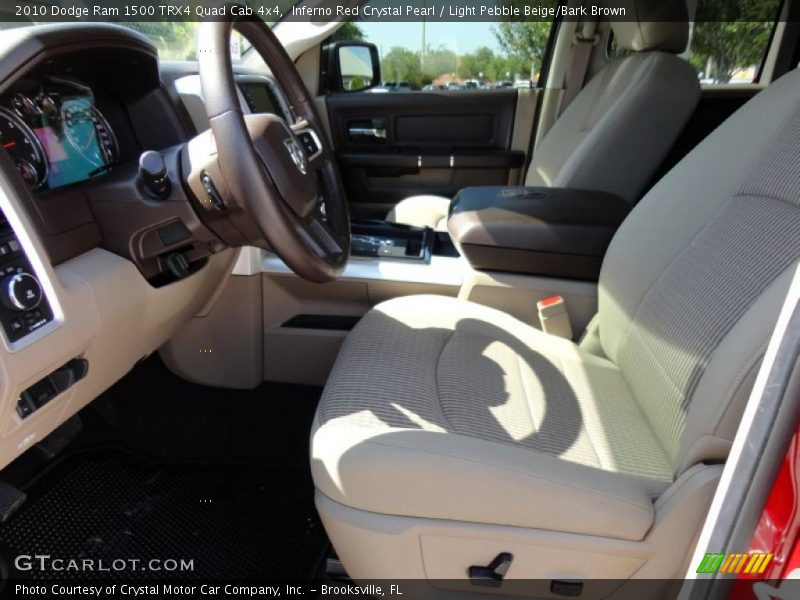 Inferno Red Crystal Pearl / Light Pebble Beige/Bark Brown 2010 Dodge Ram 1500 TRX4 Quad Cab 4x4