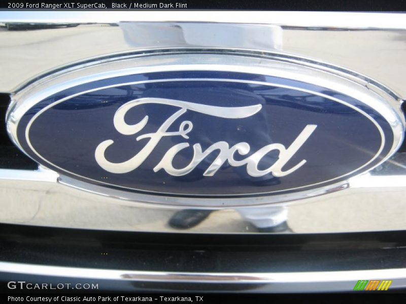 Black / Medium Dark Flint 2009 Ford Ranger XLT SuperCab